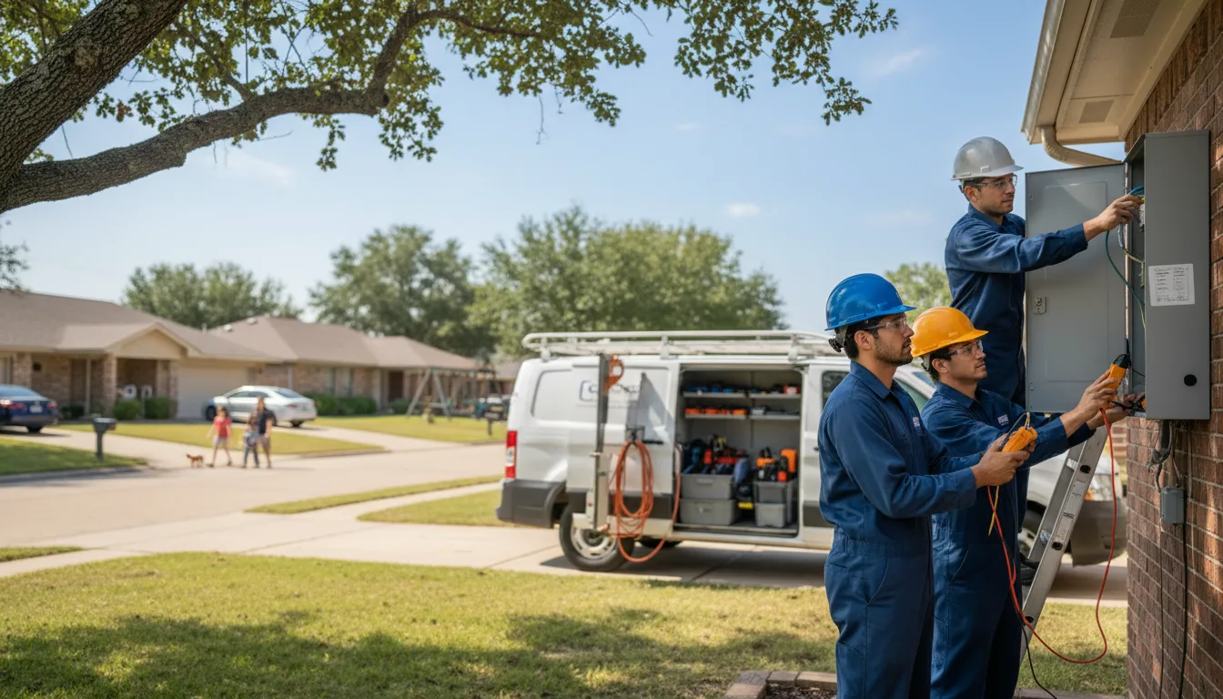 Certified electrician providing emergency electrical services in Laura, OH